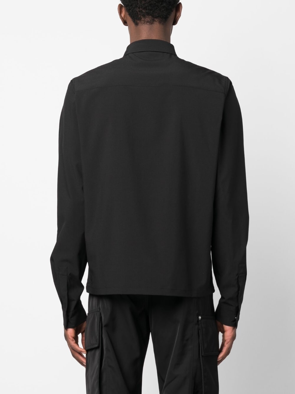 Carabiner-Detail Plain Shirt