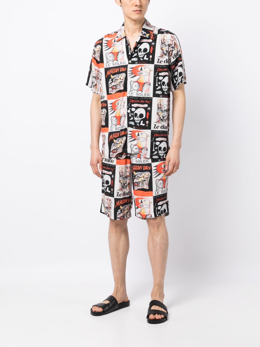 Graphic-Print Short-Sleeve Shirt