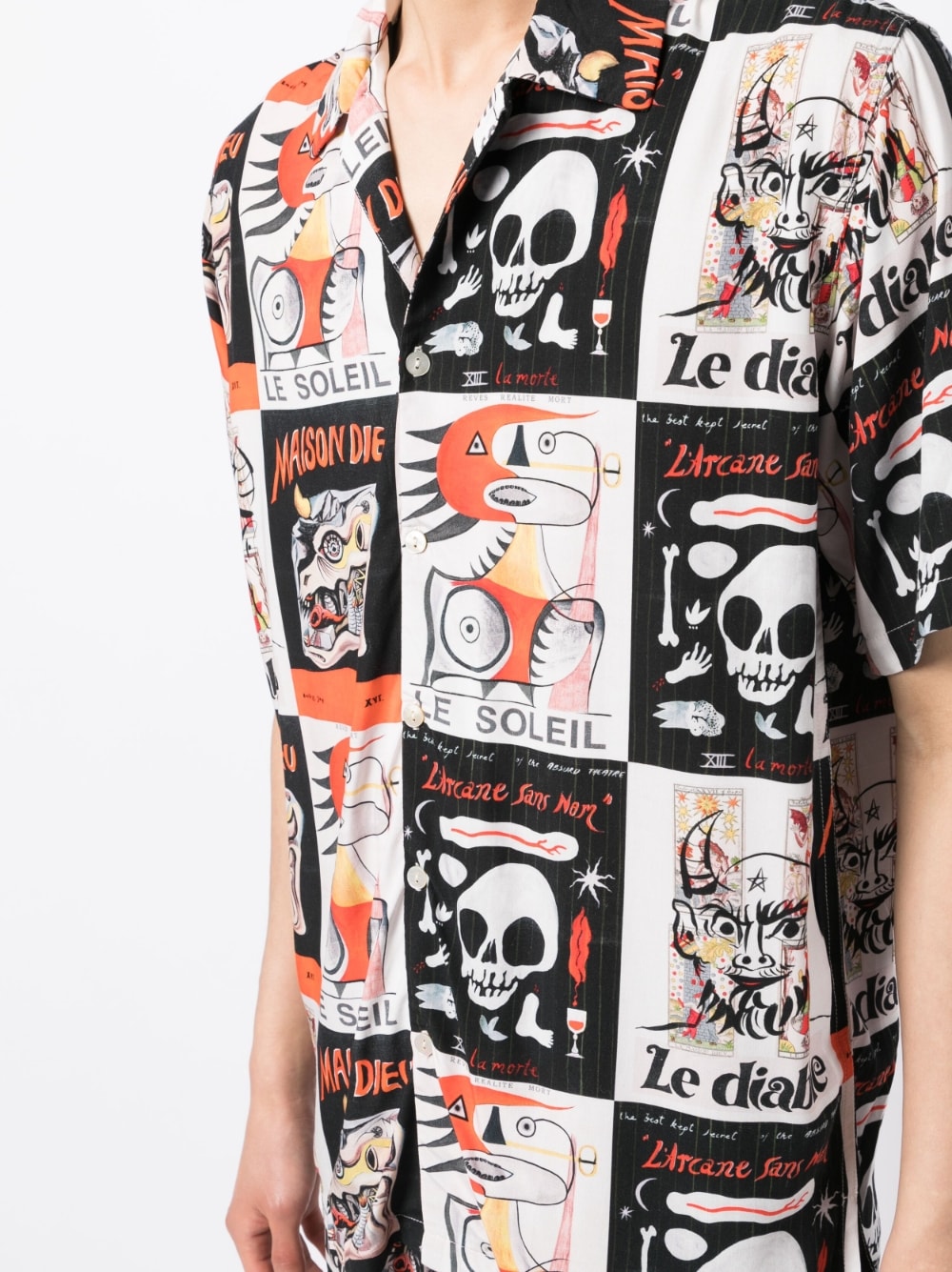 Graphic-Print Short-Sleeve Shirt