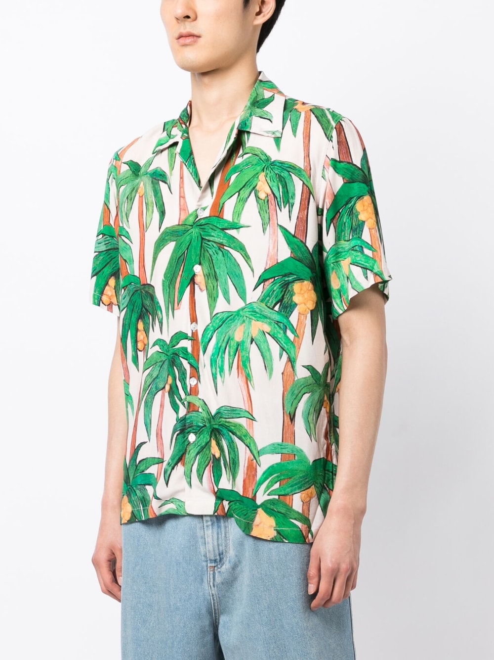Palm Tree-Print Shirt