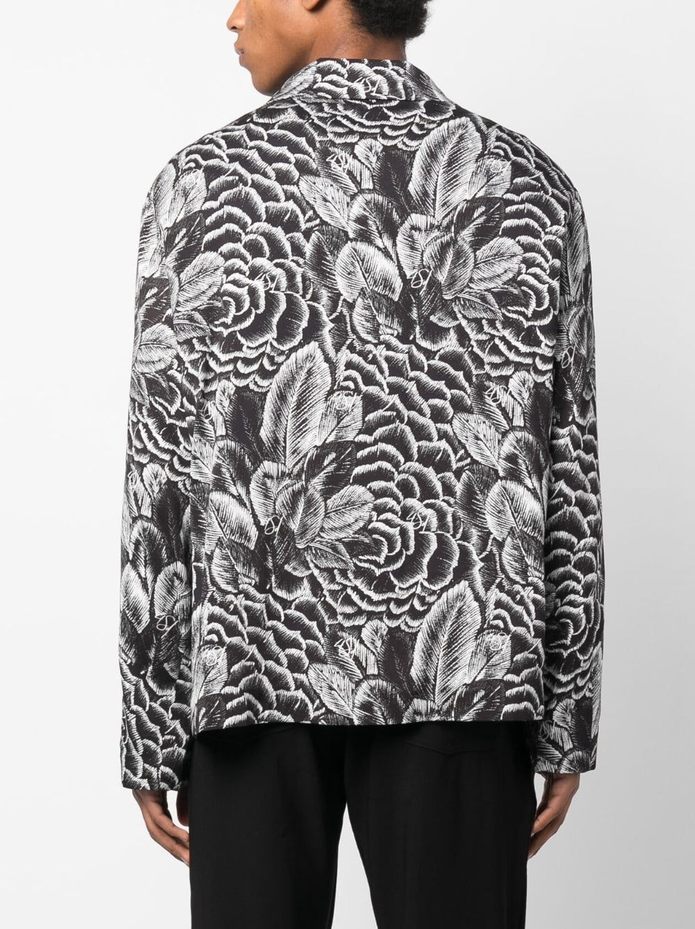 Floral-Print Long-Sleeve Shirt