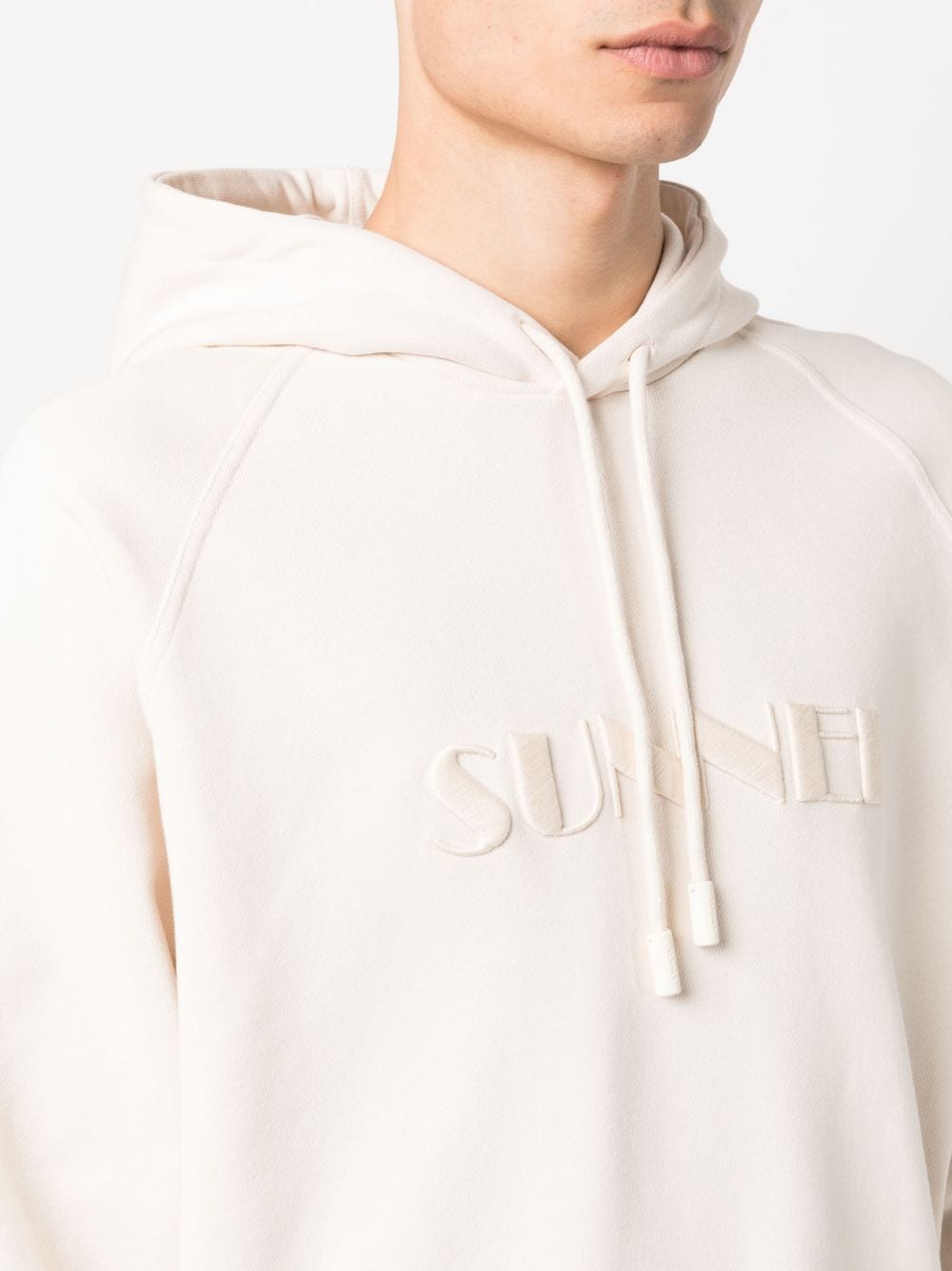 Embroidered-Logo Cotton Hoodie