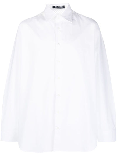 Mesh-Detail Cotton Shirt