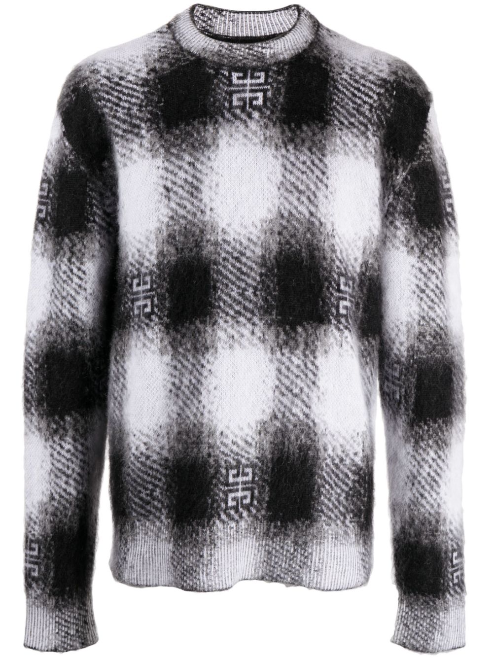 4G-Motif Checked Jumper