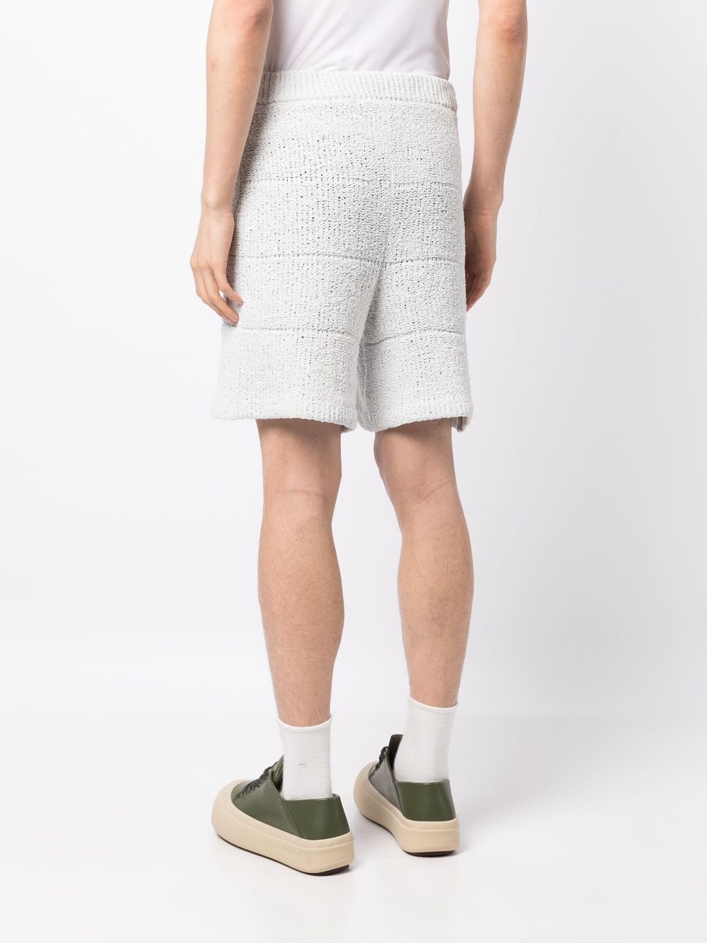 Drawstring-Waist Knitted Shorts