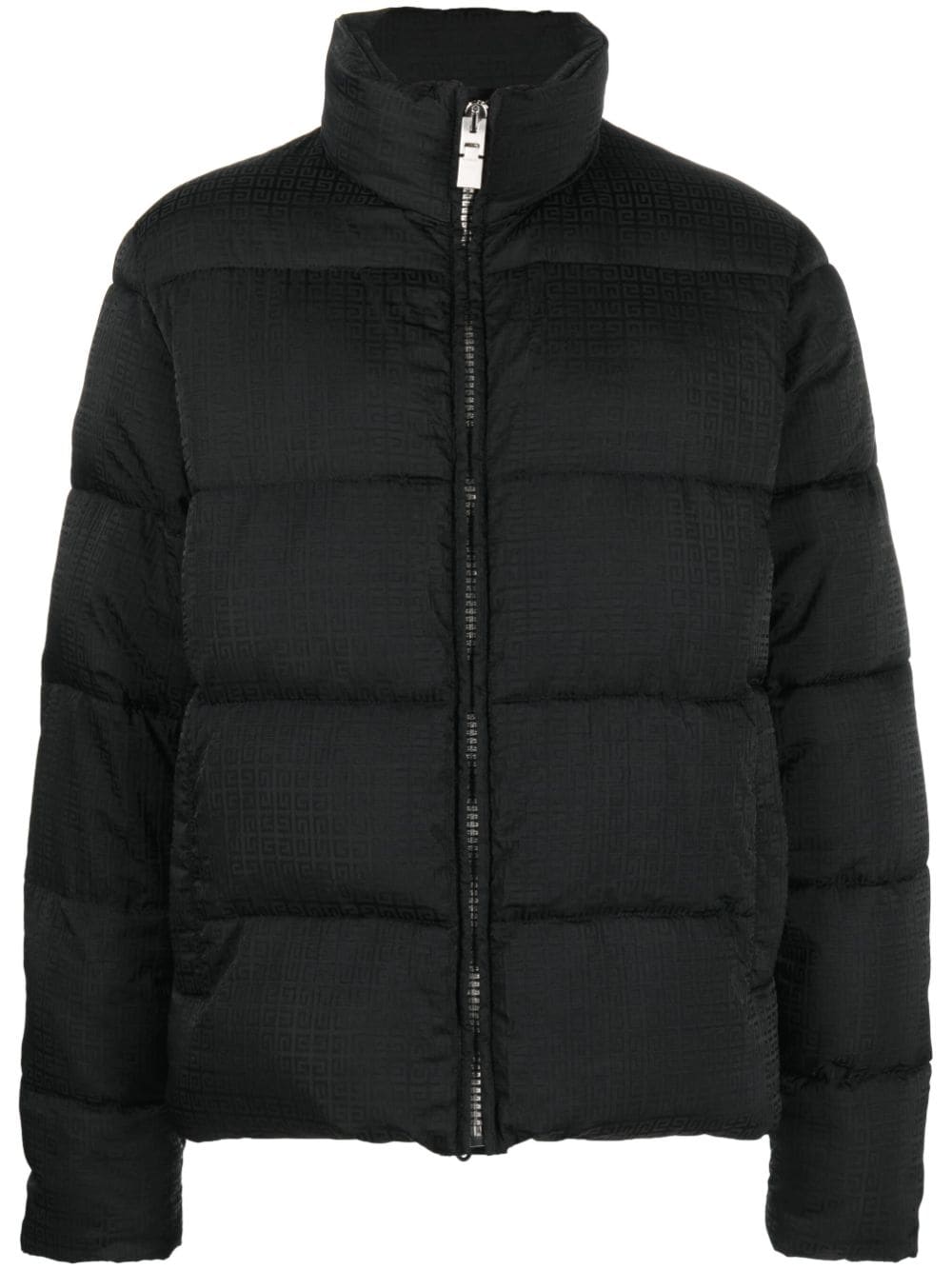 4G-Print Zip-Up Padded Jacket