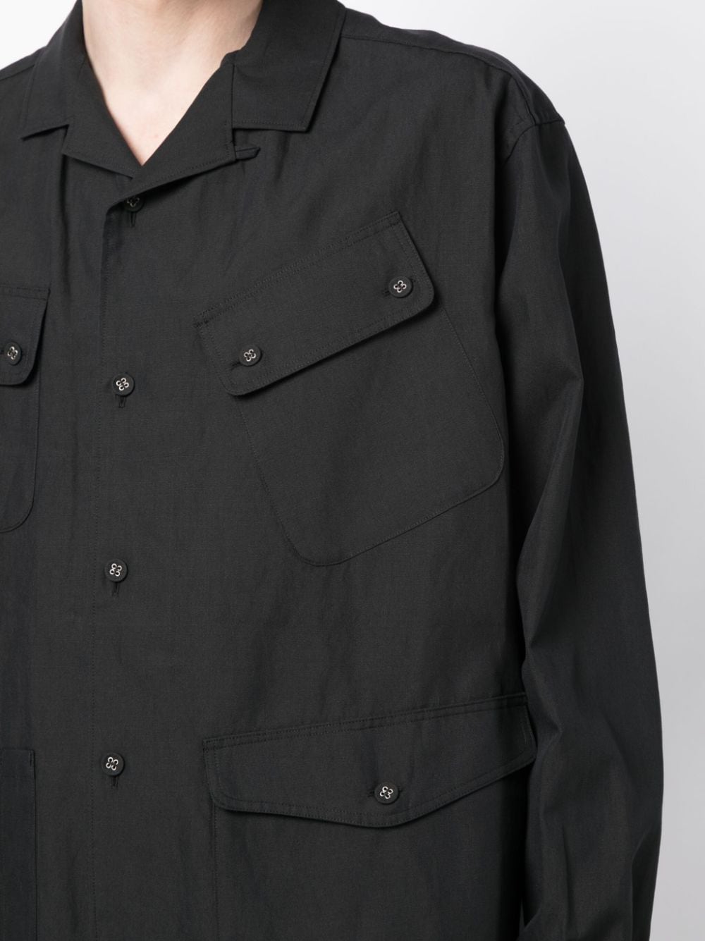 Multi-Pocket Shirt Jacket