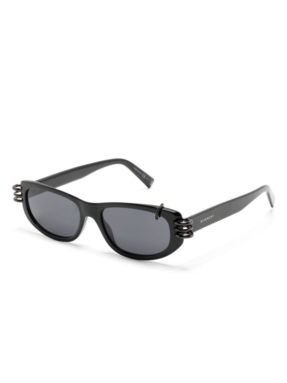 Anima Pierced Rectangle-Frame Sunglasses